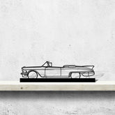 Eldorado Biarritz 1958 convertible Silhouette Metal Art Stand